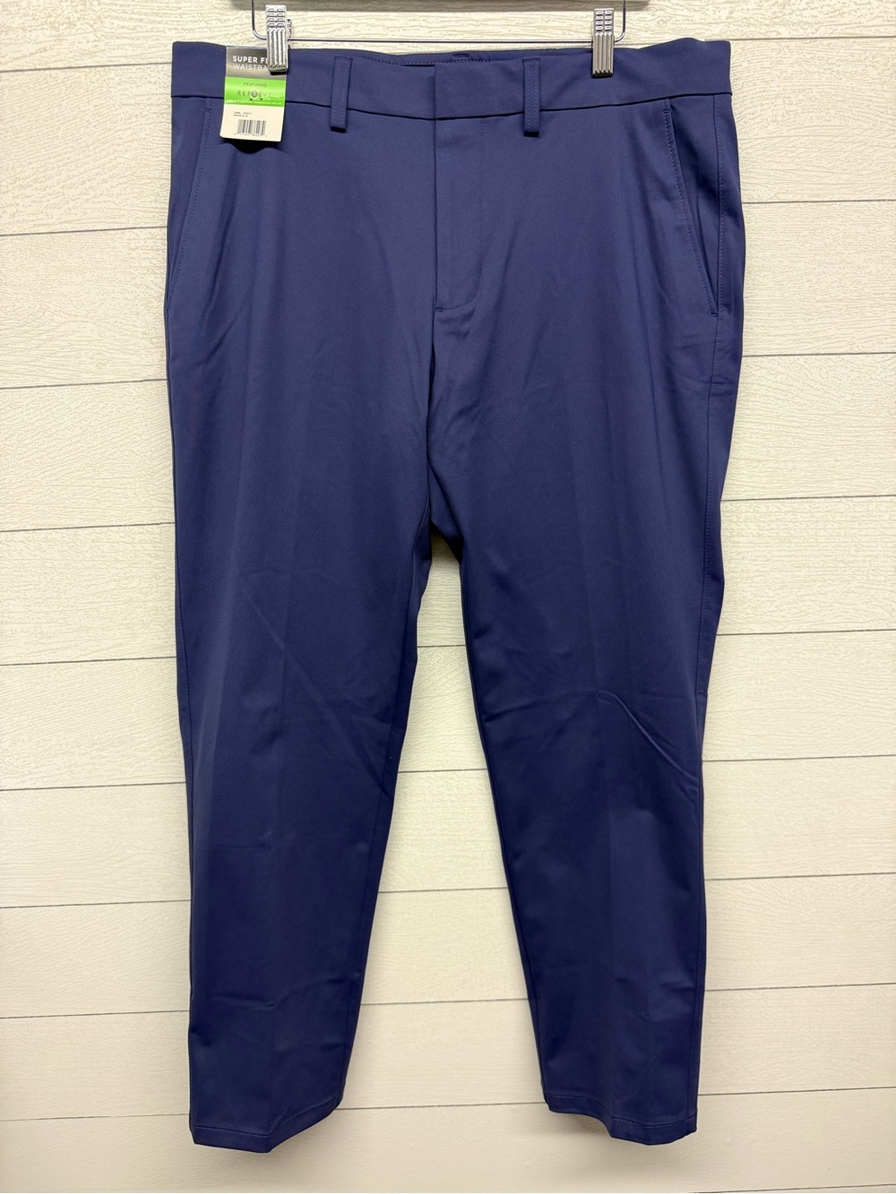 Kenneth Cole Reaction Techni-Cole Performance Pants Blue Men’s Size 36x30 NWT